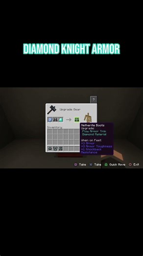 How To Make Diamond Knight Armor in Minecraft