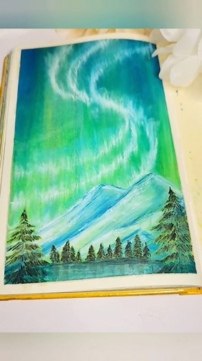 13K views · 85 reactions | Aurora #arttutorial #art #Ideas #aurora Jill Shultz this tutorial is for you 﫰 | Sabrina's Artistry | Facebook