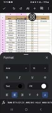 NEW UPDATE! How to Customize Number Format in Google Sheets Mobile App