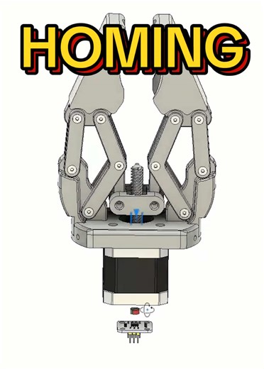 Next Step HOMING 🔧 #mechanics #stepper #coding #robotics #diy