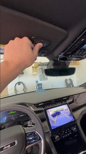 Set up your garage home link buttons #ram #jeep #homelink #video #viral #youtube #car #shorts