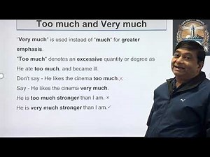 Too Much vs Very Much | English Grammar Rule Explained with Examples