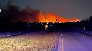 South Carolina wildfires force residents to flee homes as blazes erupt along Eastern Seaboard