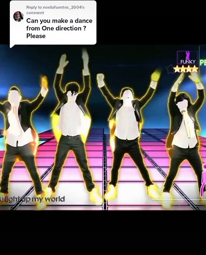 Reply to @noeliafuentes_2004 #justdance4 #onedirection #whatmakesyoubeautiful #redglove #purpleglove #greenglove #pinkgloves #outfits #dancefloor #dance #dancing #JustDanceMoves #lights