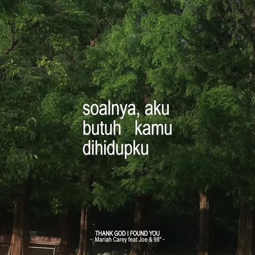 Makasih Yaaa: Thank God I Found You - Mariah Carey