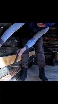 Dreamy Log Bed Build! 🌲 Rustic Forest Cabin DIY 🛏️