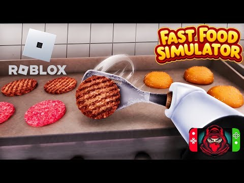 Playing Fast Food Simulator In Roblox w/ Ninja Master Gamer (PART 4)
