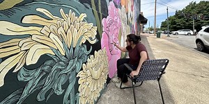 Franklin Wall Flowers: The story behind the mural