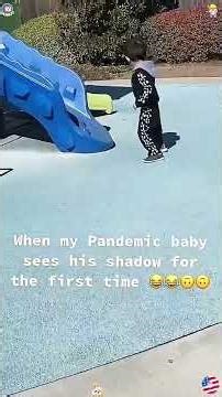 The baby who was scared by the shadow 😂😂usa prank funny fyp funnyvid