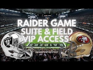 This Is The Most VIP Way To Watch An NFL Game 🏈 | Raiders Suite + Field Pass Experience