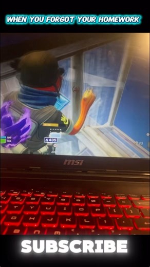 When you forgot your homework