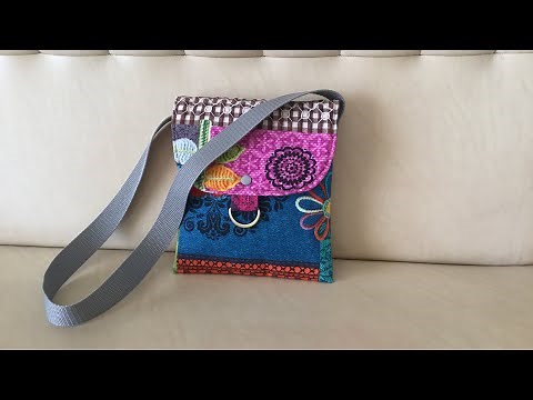 Sew a small shoulder bag - Madalena Sewing Tutorial