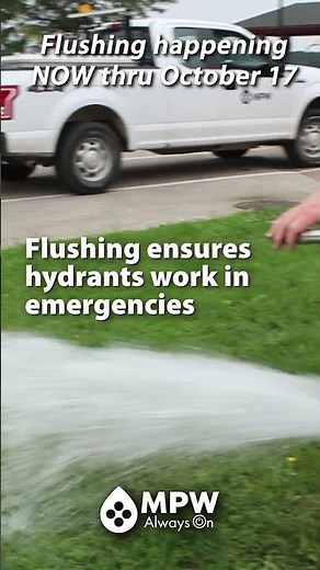 Hydrant Flushing: Working Together for a Safer Muscatine