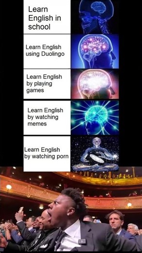 The Funniest Way People Learn English 🤭😂 | Meme Shorts