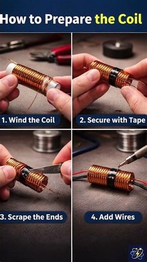 This Coil Can Transfer Electricity Without Wires 😲 #shorts