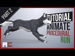 Run Cycle Game Animation - Wolf (Part 2/2) - 3ds Max CAT Animation Tutorial