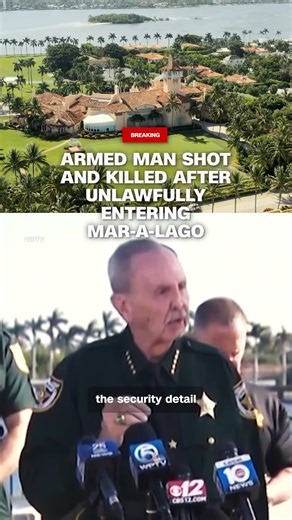 US Secret Service agents and Palm Beach County law enforcement shot and killed an armed man after he unlawfully entered the secure perimeter at Mar-a-Lago on Sunday, the Secret Service said. The president and first lady were at the White House in Washington, DC, at the time of the incident. https://cnn.it/4qOP0oA | CNN