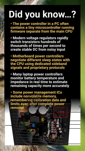 Power controller internals: how PCs really manage voltage, sleep modes and surges