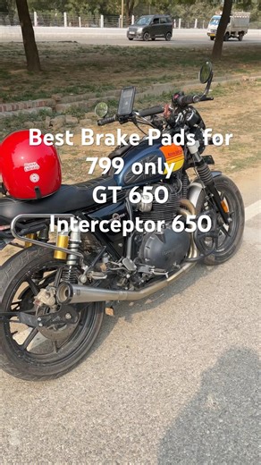 66 BHP brake pads review after 3 months best brake pads for GT 650 and interceptor in 799 only