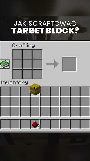how to make target block minecraft | target block recipe | jak zrobić target block minecraft
