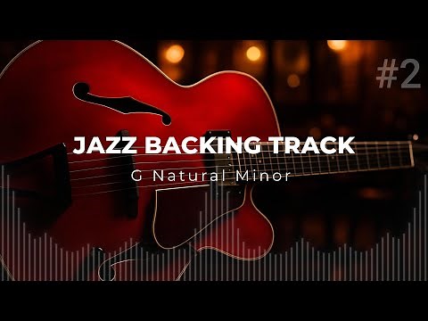 Jazz Backing Track #2 – G Minor 86 BPM Play Along & Improvise of Smooth Jazz