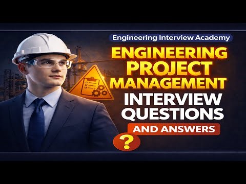 Engineering Project Management Interview Questions & Answers | 60 Advanced Q&A for All Engineers