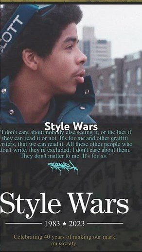 **Style Wars** is a groundbreaking 1983 documentary that captures the birth and evolution of hip-hop