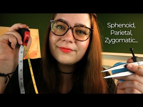 Medical Model Measuring ASMR (Head to Toe, Multiple Measuring Tapes, Calipers) 📏 Medical Roleplay