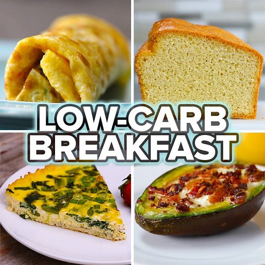 136M views · 37K reactions | These low-carb breakfasts will give you energy all day!  FULL RECIPES: https://tasty.co/compilation/5-low-carb-breakfasts | Goodful | Facebook