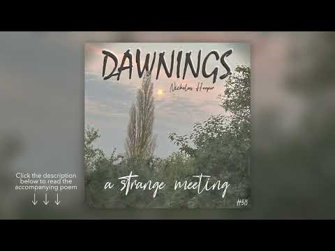 Nicholas Hooper: 'a strange meeting'