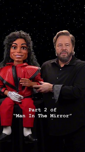 Terry Fator on Instagram: "The message couldn't be any clearer... ⁠It's time for #PartTwo of “Man in the Mirror” by @michaeljackson 🎤🕺⁠ ⁠ ⁠ Stay tuned for the final part this week!⁠ ⁠ The MJ puppet in this video was created by @thechancewolf⁠ ⁠ .⁠ .⁠ .⁠ #TerryFator #MichaelJackson #MichaelJacksonCovers #Ventriloquist #VegasShows #VegasEntertainment"
