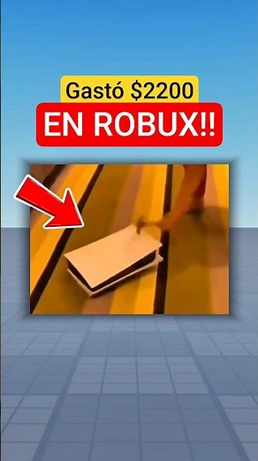 😵 Este Niño Gastó $2200 En ROBUX!! #roblox #shorts #games #fyp