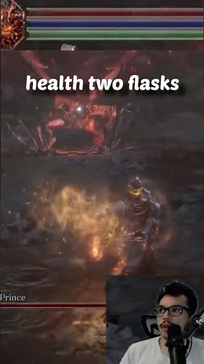The Demon Prince Hit Me With a Laser and Left Me at 1HP 😭 #Shorts #DarkSouls3 #gaming