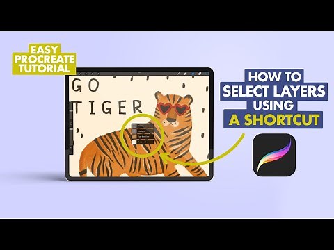How To Select Layers in Procreate | SHORTCUT