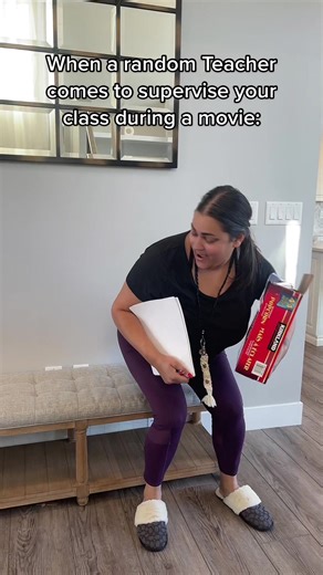 Supervising Teacher Interrupts Movie in Hilarious School Comedy