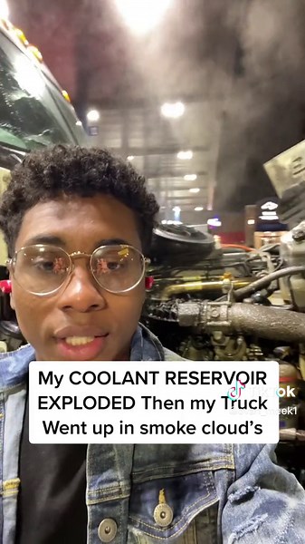 Truck Coolant Reservoir Explosion: A Driver's Nightmare