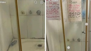 Landlord’s bizarre list of shower rules