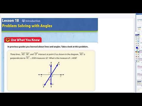 Lesson 18 Problem Solving with Angles Part 1