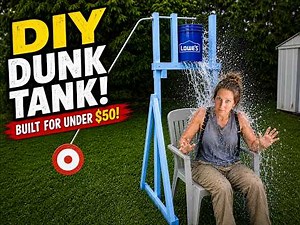 I Built A DIY Dunk Tank . . . And It Actually Works!