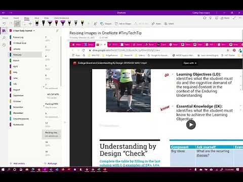 Resizing an Image in OneNote