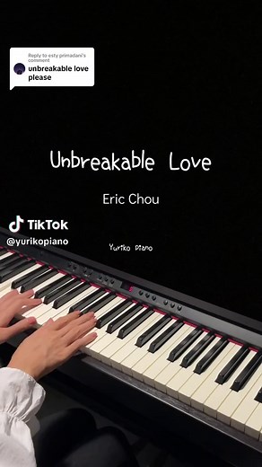 Unbreakable Love - Eric Chou | Piano Karaoke Beat and Lyrics
