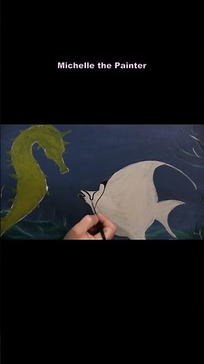 Ocean Buddies #painting #acrylicpaintingtechniques #art #acrylicpainter #acrylictechniques