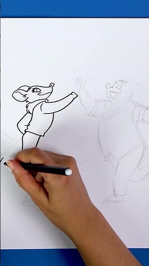 Friendship is the greatest treasure to cherish. 🩷🎨 #speeddrawing #shorts | Geronimo Stilton