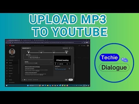 How to Upload Mp3 to Youtube