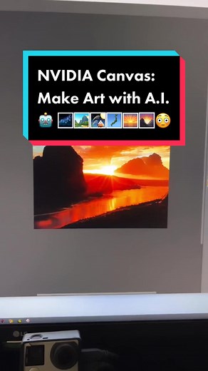Creating Art with Nvidia Canvas and Artificial Intelligence