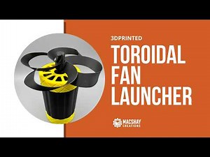 3D Printed Toroidal Fan Launcher | Planetary Gearbox Design, Print Setup & Assembly