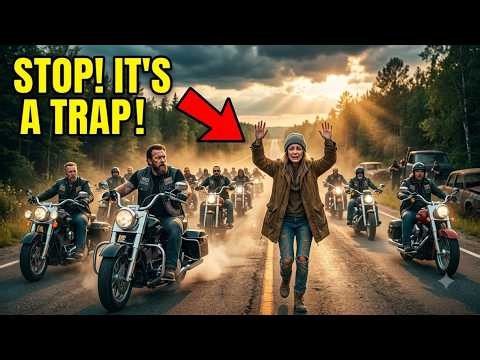 Stop—It's a Trap!" A Young Woman Warned 22 Bikers—What Happened Next Left America Speechless