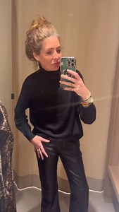 53K views · 284 reactions | TRY ON!!! In @mango the navy jumper is AMAZING.. I just wish they did it in other colours and the brown jeans are now sold out everywhere and I didn’t buy them. GUTTED!! All links over on stories but this is just the start of my love for all things leopard this season. You have been warned.. oh and leather/faux leather. Bring it all on!! Links over in stories | Does my bum look 40 | Facebook