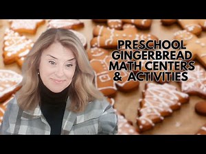Gingerbread Math Centers for Preschool and Pre-K | Counting, Shapes, Graphing & Hands-On Learning