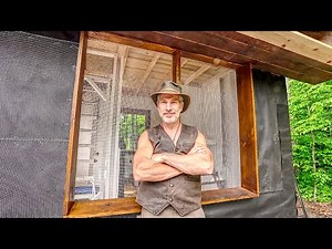 Designing my Open Air Chicken Coop | Fresh Air Poultry House in a Cold Climate